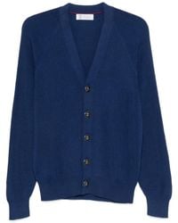 Brunello Cucinelli - English Rib Knit Cardigan - Lyst