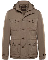 Moorer - Armin Padded Hooded Military Jacket - Lyst