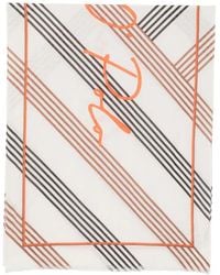 Marc O' Polo - Striped Logo-Print Scarf - Lyst