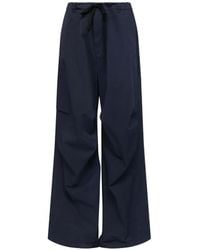 MM6 by Maison Margiela - Pantalon À Plis À Lien De Resserrage - Lyst