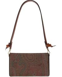 Etro - Schultertasche mit Paisleymuster - Lyst