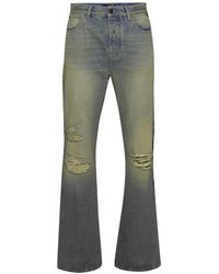 Amiri - Vaqueros Rasgados Con Diseño Patchwork - Lyst