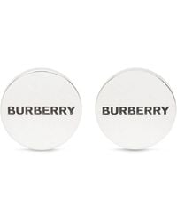 Burberry - Logo Engraved Cufflinks - Lyst