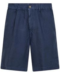 Brunello Cucinelli - Pantalones Vaqueros Cortos Con Botones - Lyst