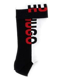 HUGO - インターシャロゴ 靴下 2足組 - Lyst