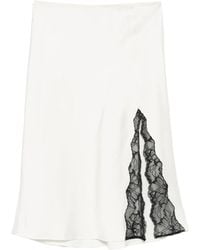 Calvin Klein - Midi Skirt - Lyst