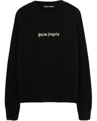 Palm Angels - Pullover Mit Stickerei - Lyst