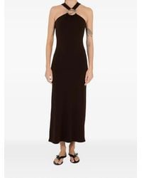 Coperni - C-Logo Gathered Midi Dress - Lyst