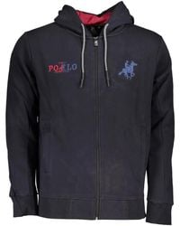 U.S. Grand - Hoodie Zippé À Logo Brodé - Lyst