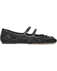 Marc Jacobs - The Bow Mesh Kiki Ballerinas - Lyst