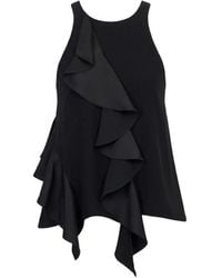 Cinq À Sept - Vivia Ruffled Top - Lyst