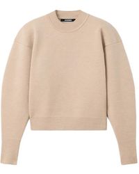 Jacquemus - Pullover mit Logo-Stickerei - Lyst