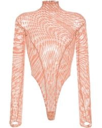 Mugler - Body Mit Print - Lyst