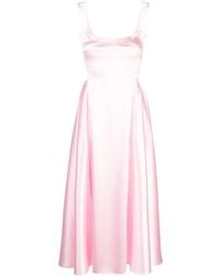 Atu Body Couture - Square-Neck Satin Maxi Dress - Lyst