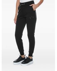 ARMANI EXCHANGE - Logo-Print Drawstring Track Pants - Lyst