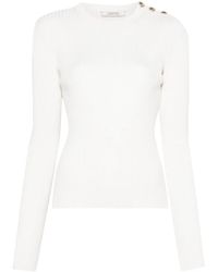 Dorothee Schumacher - Buttoned-Shoulder Sweater - Lyst