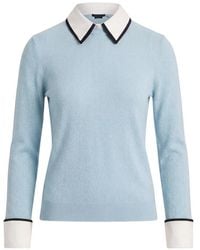 Alice + Olivia - Pull Porla À Double Col - Lyst
