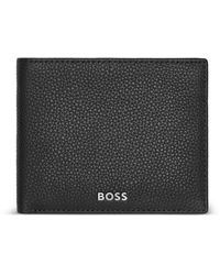 BOSS - Logo-Print Leather Wallet - Lyst