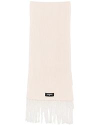 Patrizia Pepe - Fringed Ribbed-Knit Scarf - Lyst