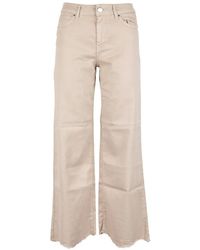 CIGALA'S - Raw-Edge Wide-Leg Jeans - Lyst