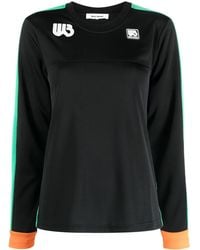 Wales Bonner - Logo-Patch Organic-Cotton Sweatshirt - Lyst