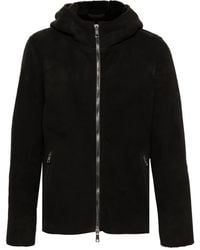 Giorgio Brato - Hooded Leather Jacket - Lyst