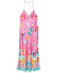 CAMILLA - Slip dress con detalle de cadena - Lyst