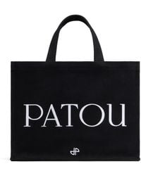 Patou - Medium Logo-Print Tote Bag - Lyst