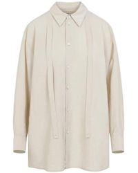 Lemaire - Tie Long Sleeve Shirt - Lyst