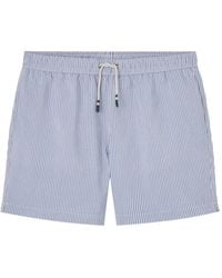 Hartford - Bañador a rayas con cordones - Lyst