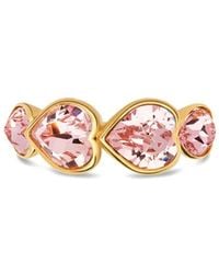 Oscar de la Renta - Crystal Heart Ring - Lyst
