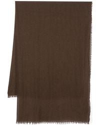 Botto Giuseppe - Sciarpa Con Bordi Sfrangiati - Lyst