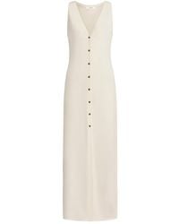12 STOREEZ - Buttoned Maxi Dress - Lyst