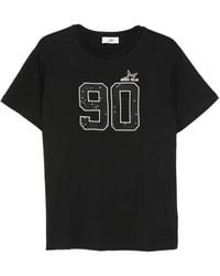 Marc Ellis - Sequin-Embellished Logo-Print T-Shirt - Lyst