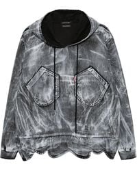 JUNTAE KIM - Painted Petal Hoodie - Lyst
