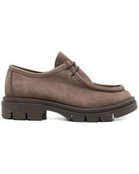 SERGIO MORETTI FIRENZE - Lace-Up Ridged-Sole Loafers - Lyst