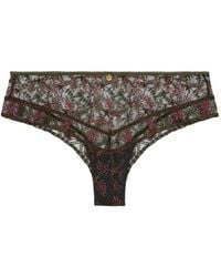 Aubade - Sound Of Heart Embroidered Briefs - Lyst