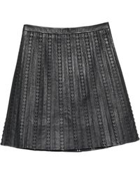 Yves Salomon - Lamb Viscose Polytrephthal Skirt - Lyst