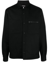Zegna - Button-up Wool Shirt Jacket - Lyst