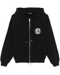 Han Kjobenhavn - Felpa Officer Con Stampa E Cappuccio - Lyst