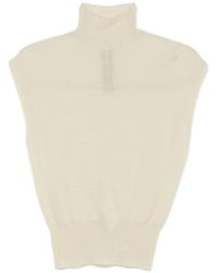 Rick Owens - Top mit Stehkragen - Lyst