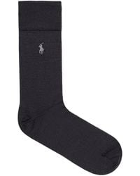 Polo Ralph Lauren - Logo-Embroidered Cotton Socks (Set Of Two) - Lyst