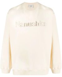 Nanushka - Logo-Embroidered Sweatshirt - Lyst