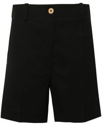 Patou - Pressed-crease High-waist Tailored Shorts - Lyst