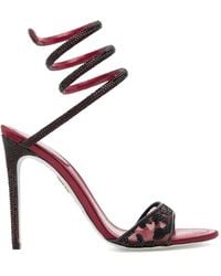 Rene Caovilla - Allura Crystal-Embellished Sandals - Lyst