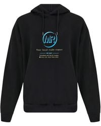 Martine Rose - Logo-Print Hoodie - Lyst