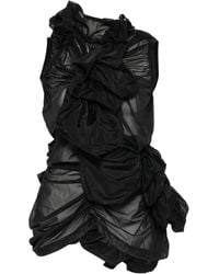 Comme des Garçons - Rüschenbesetztes, Ärmelloses Top - Lyst