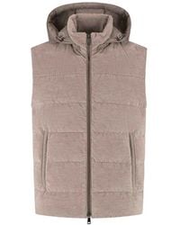 Paul & Shark - Quilted Corduroy Gilet - Lyst