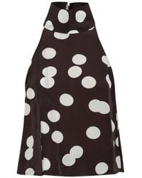 IRO - Dreah Polka-Dot Top - Lyst