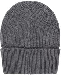 Dolce & Gabbana - Gerippte Beanie mit Logo-Patch - Lyst